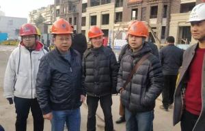 湖州市質監站、公共事業中心相關領導帶班參觀達昌府標桿工地